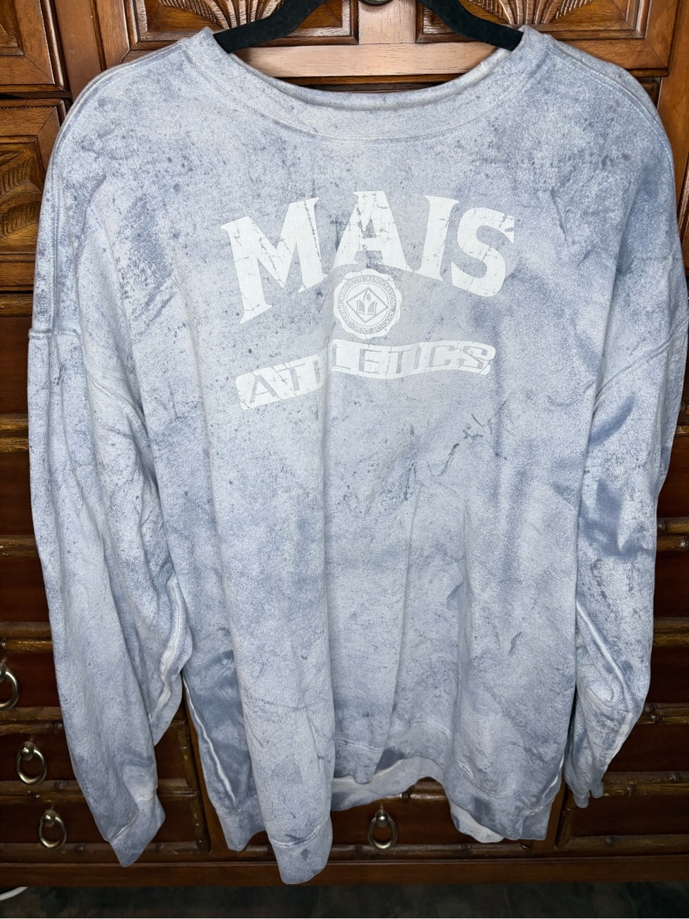 Comfort Colors Men's Light Gray MAJS Athletics Crewneck Sweatshirt